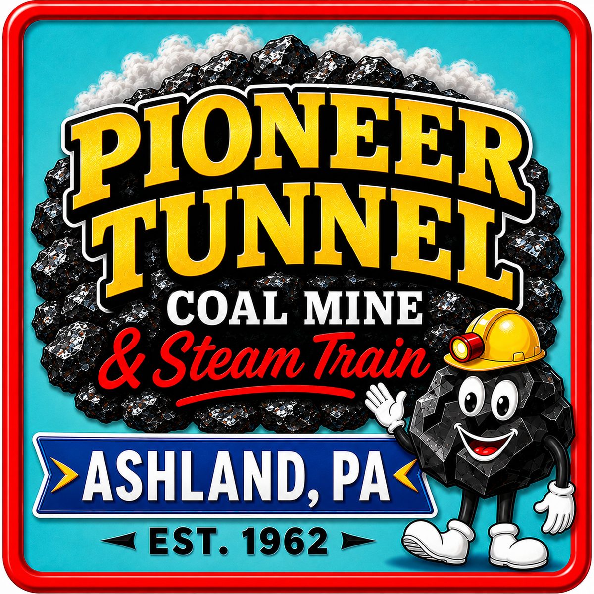Steam Train custom souvenir magnet