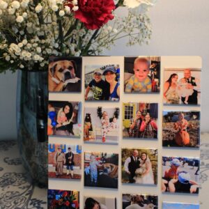 Custom photo magnets set
